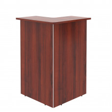 Стойка рецепции угловая DMC 88(R) Бургунди 800х800х1200 DEX