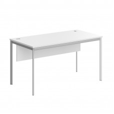 Стол письменный СП-3SD Белый/Алюминий 1400х720х755. IMAGO-S