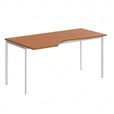 Стол эргономичный СА-1S(L) Груша Ароза/Белый 1600х900х755. IMAGO-S