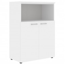 Шкаф с глухими малыми дверьми и топом XMC 85.3 Белый 856х432х1190 XTEN