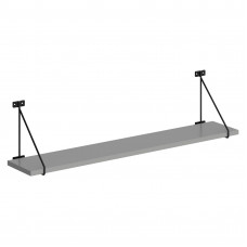 Полка с полкодержателями SH3-BAR Серый 860х166х209 COFFEE