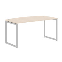 Стол руководителя XQET 169 Бук Тиара/Алюминий 1600х867х750