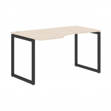 Стол эргономичный XQCET 149(L) Бук Тиара/Антрацит 1400х900х750