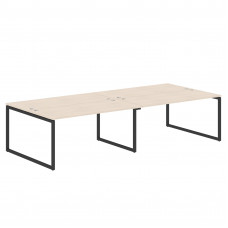 Стол 4-х местный XQWST 3214 Бук Тиара/Антрацит 3206х1406х750