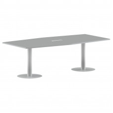 Конференц стол ПРГ-4 Металлик/Алюминий 2400х1200х750