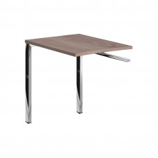 Брифинг приставка XGR 889.1 Дуб Сонома/Нержавеющая сталь 800х600х750 XTEN GLOSS
