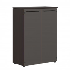 Шкаф со стеклянными дверьми MMC 85.2 Венге Магия 854х423х1188