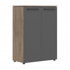Шкаф с глухими средними дверьми MMC 85.1 Антрацит/Кария Пальмира 854х423х1188 MORRIS TREND