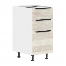 Шкаф напольный с ящиками MOB 4082.2 Сосна Эдмонт/Белый 400х560х820 CORSICA