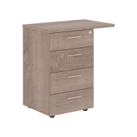 Тумба приставная XLC-4D.2A Дуб Сонома 700х450х750 XTEN