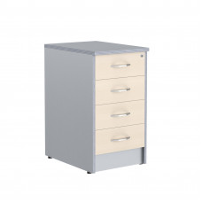 Тумба приставная с топом Т-4 Металлик ТП-4.А Клен/Металлик 412х450х755 IMAGO