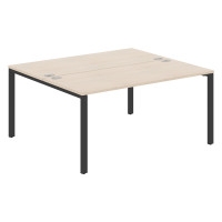 Стол 2-х местный XS6WST 1614 Бук Тиара/Антрацит 1600х1406х750 XTEN-S60