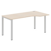 Стол эргономичный XS6CET 169(R) Бук Тиара/Серый 1600х900х750 XTEN-S60