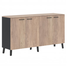 Греденция JLGR 1745 Дуб Каньон/Антрацит 1706х452х938 JAY