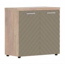 Шкаф с глухими малыми дверьми и топом TLLC 85.1 Капучино/Дуб Каньон Z 856х450х833 TORR LUX