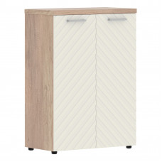 Шкаф с глухими средними дверьми и топом TLMC 85.1 Латте/Дуб Каньон Z 856х450х1203 TORR LUX