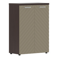 Шкаф с глухими средними дверьми и топом TLMC 85.1 Капучино/Венге Магия Z 856х450х1203 TORR LUX