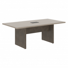 Стол для заседаний СФ-531101 Дрифтвуд/Бетон чикаго темно-серый 2000х1020х760 WOOD&STONE