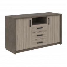 Тумба СФ-532101 Бетон чикаго тем/Дрифтвуд/Графит 1577х547х907 WOOD&STONE