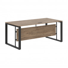 Стол руководителя EST 189 Кария Пальмира/Антрацит 1800х900х750 ENIO