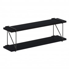 Полка с полкодержателями SH4-ROD Дуб Юкон Модерн 660х166х214 COFFEE