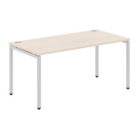 Стол прямой XSST 168 Бук Тиара/Алюминий 1600х800х750 XTEN-S