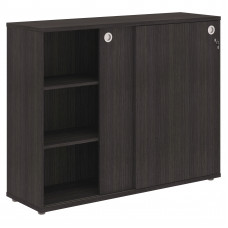 Шкаф средний со слайд дверьми XMC 1443 Дуб Юкон Модерн 1406х430х1115 XTEN