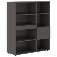 Стеллаж EHC 1145 Мокко/Мокко 1120х430х1355 EDIS