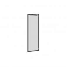 Дверь стеклянная в рамке EDRG 42-1(R) Тонированная Бронза серая/Мокко 420х20х1132 EDIS