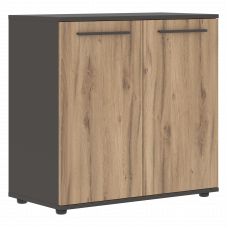 Шкаф малый широкий ELCS 85.1 Дуб Денвер светлый/Мокко/Мокко 852х430х832 EDIS