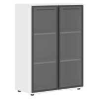 Шкаф средний широкий EMCS 85.7 Мокко/Белый 852х430х1199 EDIS