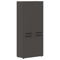 Шкаф высокий широкий EHCS 85.3 Мокко/Черный/Мокко 852х430х1967 EDIS