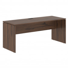 Стол прямой EDST 1767 Дуб Денвер тёмный/Черный 1760х670х750 EDIS