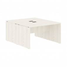 Стол двойной ED2ST 1380 Ясень Траун/Черный 1360х1606х750 EDIS