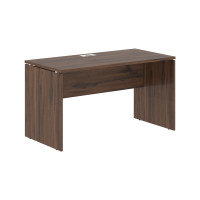 Стол прямой EDST 1367 Дуб Денвер тёмный/Белый 1360х670х750 EDIS