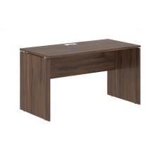 Стол прямой EDST 1367 Дуб Денвер тёмный/Белый 1360х670х750 EDIS