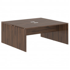 Стол двойной ED2ST 1780 Дуб Денвер тёмный/Белый 1760х1606х750 EDIS