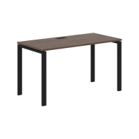 Стол прямой EUST 1367 Дуб Денвер тёмный/Черный 1360х670х750 ЭДИС (EDIS)