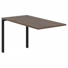 Брифинг-приставка EUB 1367 Дуб Денвер тёмный/Черный 1360х670х750 EDIS