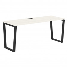 Стол прямой EVST 1767 Ясень Траун/Черный 1760х670х750 EDIS