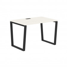 Стол прямой EVST 1180 Ясень Траун/Черный 1160х800х750 EDIS