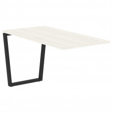 Брифинг-приставка EVB 1367 Ясень Траун/Черный 1360х670х750 EDIS