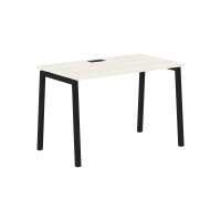 Стол прямой ELST 1167 Ясень Траун/Черный 1160х670х750 EDIS