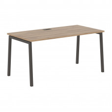 Стол прямой ELST 1580 Дуб Денвер светлый/Мокко 1560х800х750 EDIS