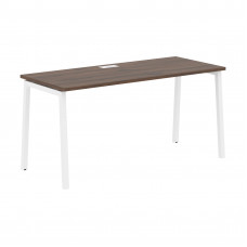 Стол прямой ELST 1567 Дуб Денвер тёмный/Белый 1560х670х750 EDIS
