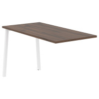 Брифинг-приставка ELB 1367 Дуб Денвер тёмный/Белый 1360х670х750 EDIS