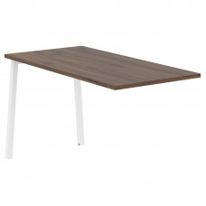 Брифинг-приставка ELB 1367 Дуб Денвер тёмный/Белый 1360х670х750 EDIS