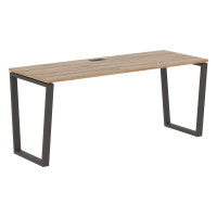 Стол прямой EVST 1767 Дуб Денвер светлый/Мокко 1760х670х750 EDIS