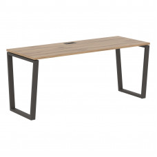 Стол прямой EVST 1767 Дуб Денвер светлый/Мокко 1760х670х750 EDIS
