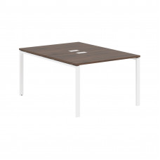 Стол 2-х местный EUWST 1116 Дуб Денвер тёмный/Белый 1160х1606х750 EDIS
